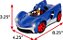 NKOK Equipe Sonic Racing 2.4GHz Controle Remoto de Carro de Brinquedo com Turbo Boost - Sonic O Ouriço 601, Possui Luzes Funcionais, Alinhamento Ajustável das Rodas Dianteiras, Super Divertido e - Imagem 3