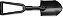Ferramenta E-Tool Folding Spade da Gerber Gear - Borda Serrilhada - Equipamento de Sobrevivência - Preto - Imagem 1