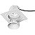Iluminação WAC R3ARDL-F830-WT Aether Round com Acabamento Invisível e Motor de Luz LED com Foco de 40º e 3000K Branco Suave - Imagem 1
