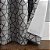 Sun Zero - 55856 Verve Twill Mosaic Thermal Extreme 100% Blackout Grommet Curtain Panel, 52 x 84, Charcoal/Gray se traduz para Painel de cortina com ilhós blackout 100% extremo térmico de m - Imagem 5