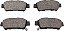 Pastilhas de freio TRQ Disco Traseiro Posi Metálicas Compatíveis com Toyota Sienna 04-10 - Imagem 4