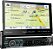 Receptor estéreo para carro Power Acoustik PDN-721HB Single DIN Bluetooth com tela de toque de 7 polegadas, DVD/CD/AM/FM e navegação, preto - Imagem 1