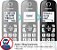 Telefone sem fio Panasonic com Bloqueio de Chamadas e Secretária Eletrônica, Sistema Expansível com 1 Aparelho - KX-TGD830M (Preto Metálico) - Imagem 4