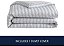 Náutica - Capa de Edredom Queen, Roupa de Cama Reversível de Algodão com Fechamento por Botão, Decoração Casual para Todos as Estações (Listra Beaux Azul, Queen) - Imagem 5