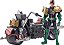 HIYA TOYS Judge Dredd: Dredd e Lawmaster Mk II PX 1:18 Escala Figura de Ação Miniatura Exclusiva. - Imagem 1
