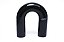 Mangueira de silicone reforçada de alta temperatura HPS Performance HTSEC180-225-BLK 180 graus U Bend, pressão máxima de 44 psi, 2-1/4 de diâmetro interno, preta. - Imagem 1