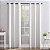Painel de Cortina Grommet Sun Zero Cyrus Thermal 100% Blackout Branco 40 x 63 (Par) - Imagem 1