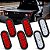 Luz de cauda do trailer oval Nilight de 6 polegadas 6PCS Vermelho Branco 10LED com montagem embutida, tampas de borracha, plugues IP67 à prova d'água luzes de freio, sinais de virada - Imagem 1