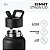 Garrafa de água Simple Modern da Disney com tampa de canudo, isolada em aço inoxidável, termos de metal | Presentes para mulheres e homens, frasco reutilizável à prova de vazamentos | Coleção Summit | 32oz - - Imagem 4