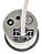 Tomada embutida para balcão resistente a violações Bryant Electric RCT221BK 20A 125V, 20 Amp, Pintada de Preto. - Imagem 5