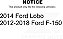 Sapata do freio de estacionamento traseiro NB-1023B para Ford F-150 Lobo - Imagem 2