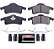 Pastilhas de freio traseiras de fibra de carbono Power Stop Z23-791 Evolution Sport Z23 com hardware. - Imagem 4
