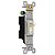 Interruptor de Alavanca ENERLITES, Simples, 15A 120-277V, Parafuso de Aterramento, Grau Residencial, Listado pela UL, 88115-LA-10PCS, Amêndoa Clara (Pac - Imagem 2