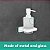 hansgrohe 41745700 Dispensador de Sabão AddStoris, Branco Fosco - Imagem 3