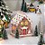 Decoração de Natal Northlight pré-iluminada LED Gingerbread Candy House, 7,5, Marrom - Imagem 2