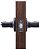 Alavanca da Porta de Entrada Waverly Copper Creek WL2240TB, Bronze Toscana - Imagem 4