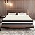 Colchão de espuma respirável de 1 polegada Nutan para suporte ortopédico. Protetores de cama de suporte premium com maciez luxuosa, toppers de cama confortáveis para dor nas costas e melhor sono, Queen, Br - Imagem 1