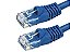 Cabo de rede Ethernet Cat6 UTP de cobre nu Monoprice 100FT 24AWG 550MHz - Azul - Imagem 2