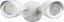 Luminária de Segurança Satco 65/716 Dual Bullet-Head, 4000K, Branco - Imagem 1