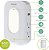 Philips Acessórios 4-Saídas Extensor 2-Protetor de Surto USB, Adaptador de Parede com Luz Noturna de Sensor de Luz, Acesso Lateral, 3-Pinos, Estação de Carregamento, SPP624 - Imagem 4
