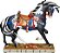 Enesco The Trail of Painted Ponies Estátua Pintado Passado, 7.5 Polegadas, Multicolorido - Imagem 3