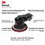 Lixadeira Orbital Aleatória Pneumática 3M - Xtract ROS 88952, 6 pol, Sem Vácuo, Órbita de 3/8 pol, Leve e Confortável, 12000 RPM, Motor de - Imagem 3