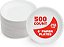 Plates de Papel Hygloss Products - ‎Placa Branca sem Revestimento - Usar para Utensílios de Alimentos, Eventos, Atividades, Projetos Artesanais e Mais - Ecologicamente Amigável - Reciclável e - Imagem 1