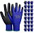 Luvas de trabalho seguras para homens e mulheres da MANUSAGE, Luvas de trabalho em Nitrilo Microfoam tamanho grande, Luvas de trabalho finas com dedos touchscreen, Luvas de trabalho para mulheres, Luvas de trabalho para homens com aderência, - Imagem 1