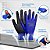 Luvas de trabalho seguras para homens e mulheres da MANUSAGE, Luvas de trabalho em Nitrilo Microfoam tamanho grande, Luvas de trabalho finas com dedos touchscreen, Luvas de trabalho para mulheres, Luvas de trabalho para homens com aderência, - Imagem 2