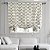 Cortinas de cortina de balão de rolo de algodão estampado HPD Half Price Drapes para escurecimento de sala - 46 x 63 cortina de balão para sala de estar, cozinha (1 painel), PRCT-TUD02 - Imagem 1