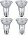 Lâmpadas LED Feit Electric PAR20, equivalente a 50W, Lâmpadas Spotlight reguláveis, branco brilhante 3000k, base E26, 450 lumens, vida útil de 22 anos, lâmpadas de hol - Imagem 1