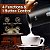 Batedor de Leite Deluxe Simples, Vaporizador de Leite Elétrico 4 em 1 250ml/8.4oz Automático Para Fazer Espuma de Leite Quente e Frio e Aquecedor de Leite Para Latte, - Imagem 2