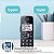 Sistema de telefone sem fio expansível Panasonic DECT 6.0 com atendedor de chamadas e bloqueador de chamadas - 3 aparelhos - KX-TGE633M (Preto Metálico) - Imagem 5