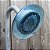 Chuveiro Fixo de Baixo Fluxo Speakman S-4000-E15 Reaction para Decoração Estilosa de Banheiro, 1.5 GPM, Azul Crepúsculo Transparente - Imagem 4