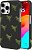 Capa Slim Wrap Coach Genuine Debossed em Couro de Pedra para iPhone 15 Pro Max, compatível com carregamento sem fio - Repeat Rexy - Imagem 1