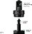 Garrafa de água filtrada Simple Modern | Garrafas de água de viagem isoladas com filtro de carbono em aço inoxidável | Reutilizável para água limpa para beber em movimento | Coleção Mesa | 24oz, névo - Imagem 3