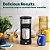 Cafeteira Individual BELLA Dual Brew, Compatível com Cápsulas K-cup e Suporte para Café Moído - Desligamento Automático e Bandeja Ajustável, 14oz, Preto - Imagem 3