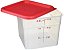 Recipiente de Armazenamento CamSquare Cambro 6SFSPP190, Translúcido, 6 qt Com Tampa - Imagem 2