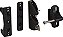 Trava de Portão Automática com Fechadura Keyed National Hardware V6201 LTCH BLK N346-201 4-9/16 LokkLatch em Preto - Imagem 5