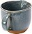 Tigela Criativa Co-Op Quart Stoneware com Acabamento de Esmalte Reativo e Alça, Azul, 8 onças. - Imagem 2