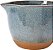 Tigela Criativa Co-Op Quart Stoneware com Acabamento de Esmalte Reativo e Alça, Azul, 8 onças. - Imagem 3