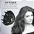 Secador de cabelo turbo Conair 1875 Watts, Azul/Preto. - Imagem 4