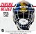 Máscara de goleiro de hóquei licenciada pela equipe da NHL da Franklin Sports - Máscara de goleiro para hóquei de rua para crianças - Máscaras de hóquei de rua da equipe juvenil da NHL - Imagem 2