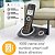 Telefone sem fio AT&T CL82319 DECT 6.0 com 3 ramais para casa, com atendedor de chamadas, bloqueio de chamadas, identificador de chamadas, intercomunicador e alcance longo, preto. - Imagem 5