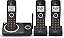 Telefone sem fio AT&T CL82319 DECT 6.0 com 3 ramais para casa, com atendedor de chamadas, bloqueio de chamadas, identificador de chamadas, intercomunicador e alcance longo, preto. - Imagem 1