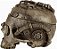 Caixa Estatueta de Contenção de Crânio Steampunk Gótico, Latão Antigo da Design Toscano CL6067. - Imagem 5