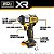 Chave de impacto DEWALT 20V MAX XR, sem escova, 1/4, 3 velocidades, apenas a ferramenta (DCF845B), Amarelo, Preto - Imagem 2