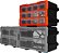 Gabinete de armazenamento com 12 gavetas interligadas e corrediças de rolamento de esferas para organização de garagem, oficina e ferramentas. - Imagem 3