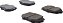Pastilhas de freio esportivas StopTech 309.06350 com revestimentos e ferragens. - Imagem 1