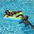 Flutuador de piscina inflável de tamanho grande de 40 polegadas da SwimWays Disney Pixar, Toy Story Rex & Hamm. - Imagem 4